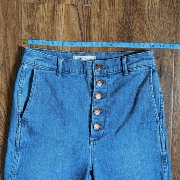 MADEWELL Tapered Jeans: Button Front Edition Size 26 EUC - Picture 13 of 16